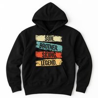 Son Brother Skiing Legend Winter Hoodie