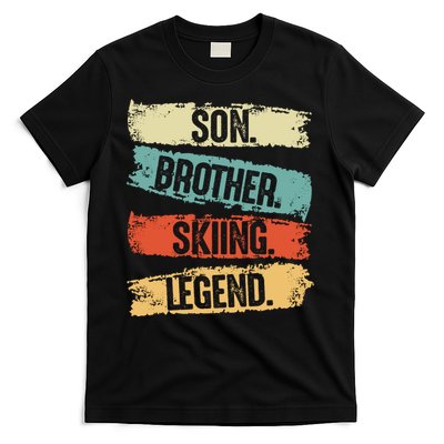 Son Brother Skiing Legend Winter T-Shirt