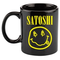 Satoshi Bitcoin 11oz C Handle Ceramic Mug