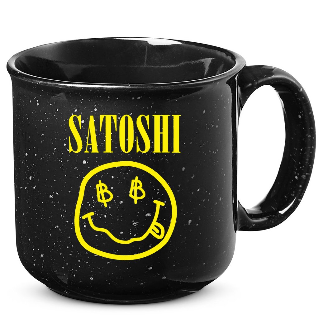 Satoshi Bitcoin 15oz Campfire Ceramic Mug