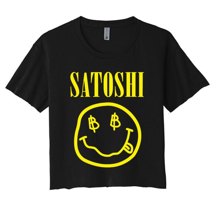 Satoshi Bitcoin Women's Crop Top Tee
