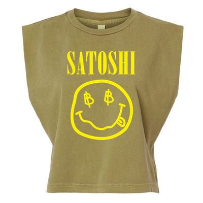 Satoshi Bitcoin Garment-Dyed Women's Muscle Tee