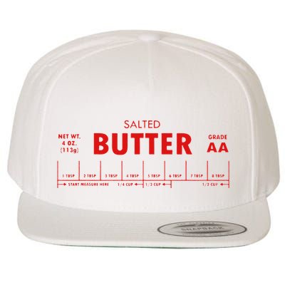 Salted Butter Wool Snapback Cap