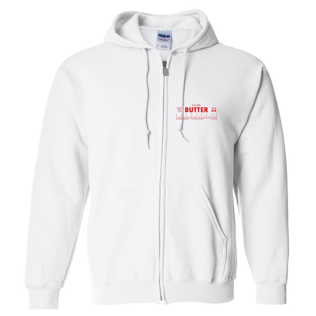 Salted Butter Full Zip Hoodie