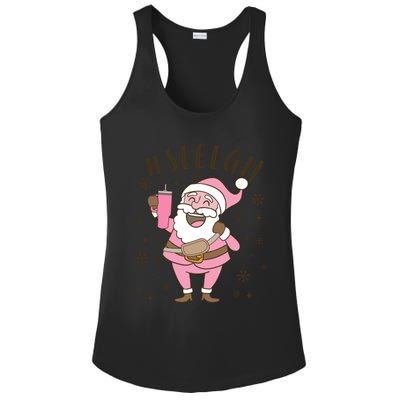 Sleigh Bougie Santa Tumbler Boojee Boujee Funny Christmas Gift Ladies PosiCharge Competitor Racerback Tank