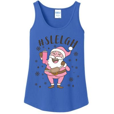 Sleigh Bougie Santa Tumbler Boojee Boujee Funny Christmas Gift Ladies Essential Tank