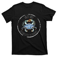 Salty Boy Salty Attitude Funny Fishing Crab Fishing Salty T-Shirt