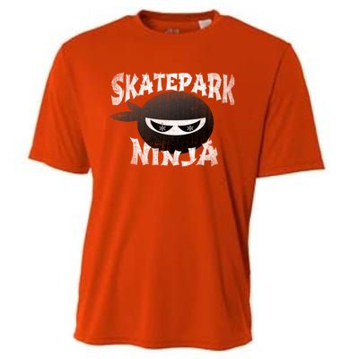 Skateboarding Bmx Scootering Inline Skating Skatepark Ninja Cool Gift Cooling Performance Crew T-Shirt