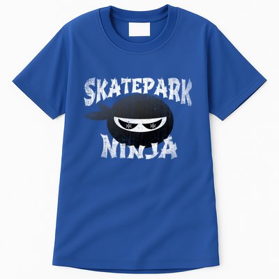 Skateboarding Bmx Scootering Inline Skating Skatepark Ninja Cool Gift Tall T-Shirt