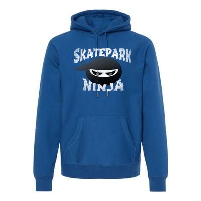 Skateboarding Bmx Scootering Inline Skating Skatepark Ninja Cool Gift Premium Hoodie