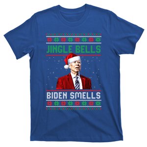 Santa Biden Smells Funny Confused Liberals Ugly Christmas Gift T-Shirt