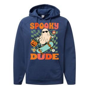 Skateboard Boo Spooky Jack O Lantern Halloween Costumes Boy Performance Fleece Hoodie