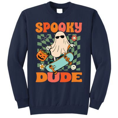 Skateboard Boo Spooky Jack O Lantern Halloween Costumes Boy Tall Sweatshirt