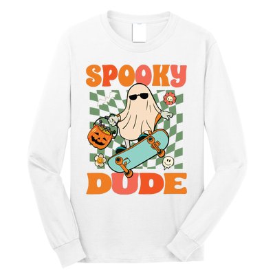 Skateboard Boo Spooky Jack O Lantern Halloween Costumes Boy Long Sleeve Shirt