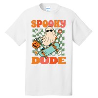 Skateboard Boo Spooky Jack O Lantern Halloween Costumes Boy Tall T-Shirt