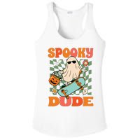 Skateboard Boo Spooky Jack O Lantern Halloween Costumes Boy Ladies PosiCharge Competitor Racerback Tank