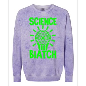 Science Biatch Colorblast Crewneck Sweatshirt