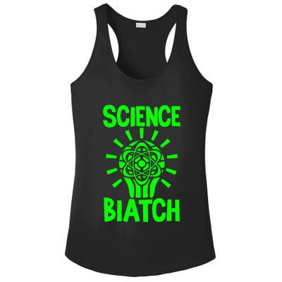 Science Biatch Ladies PosiCharge Competitor Racerback Tank