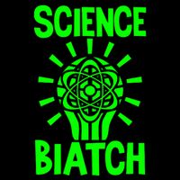 Science Biatch Cropped Pullover Crew