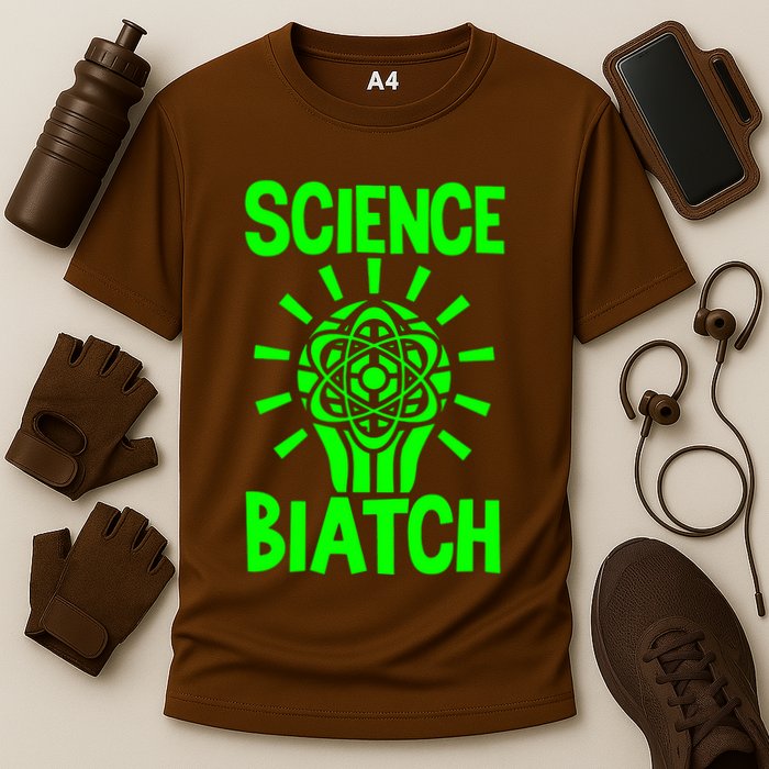 Science Biatch Cooling Performance Crew T-Shirt