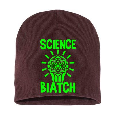 Science Biatch Short Acrylic Beanie