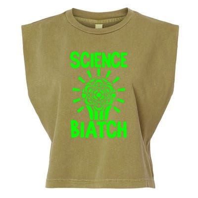 Science Biatch Garment-Dyed Women's Muscle Tee