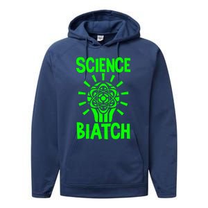 Science Biatch Performance Fleece Hoodie