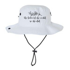 She Believed She Could So She Did. Legacy Cool Fit Booney Bucket Hat