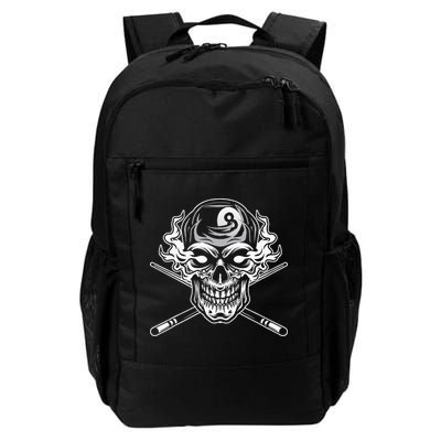 Skull Billiards Snooker Billiard 8 Ball Player Cue Sports Daily Commute Backpack