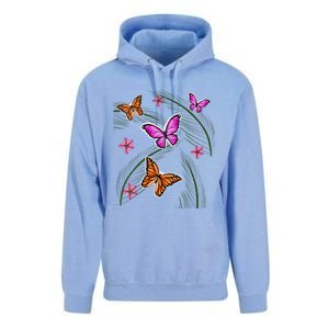 Sumer Butterflies Unisex Surf Hoodie