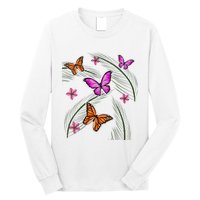 Sumer Butterflies Long Sleeve Shirt