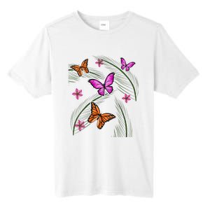 Sumer Butterflies Tall Fusion ChromaSoft Performance T-Shirt