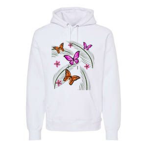 Sumer Butterflies Premium Hoodie