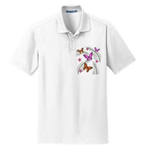 Sumer Butterflies Dry Zone Grid Polo