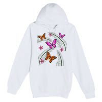 Sumer Butterflies Premium Pullover Hoodie