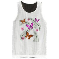 Sumer Butterflies Mesh Reversible Basketball Jersey Tank