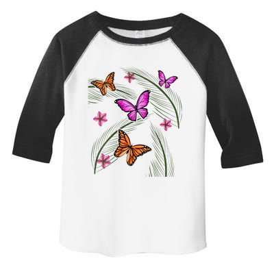 Sumer Butterflies Toddler Fine Jersey T-Shirt