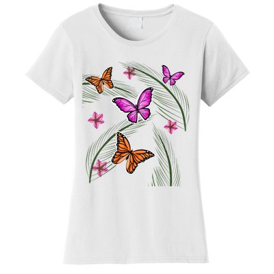 Sumer Butterflies Women's T-Shirt