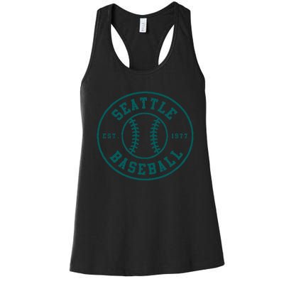 Seattle Baseball Seventh Inning Stretch Fan Gear Women's Racerback Tank