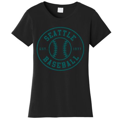 Seattle Baseball Seventh Inning Stretch Fan Gear Women's T-Shirt