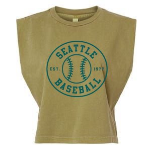 Seattle Baseball Seventh Inning Stretch Fan Gear Garment-Dyed Women's Muscle Tee