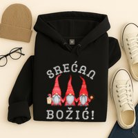 Srecan Bozic Serbian Merry Christmas Srecan Bozic Hoodie