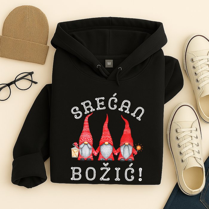 Srecan Bozic Serbian Merry Christmas Srecan Bozic Hoodie