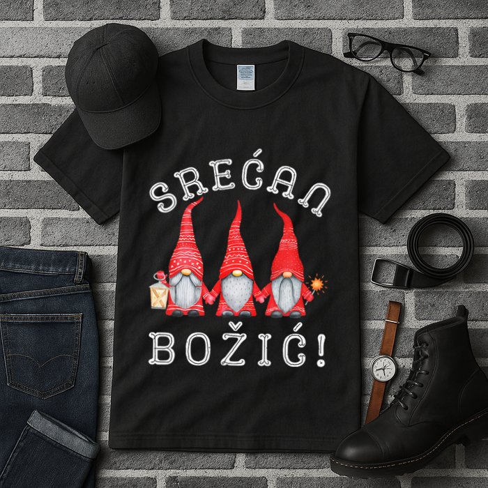 Srecan Bozic Serbian Merry Christmas Srecan Bozic Tall T-Shirt