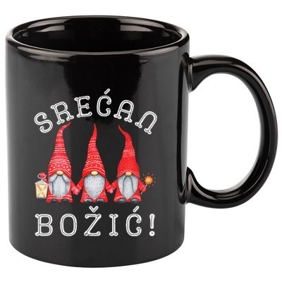 Srecan Bozic Serbian Merry Christmas Srecan Bozic 11oz C Handle Ceramic Mug