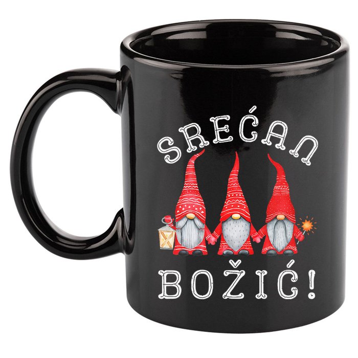Srecan Bozic Serbian Merry Christmas Srecan Bozic 11oz C Handle Ceramic Mug