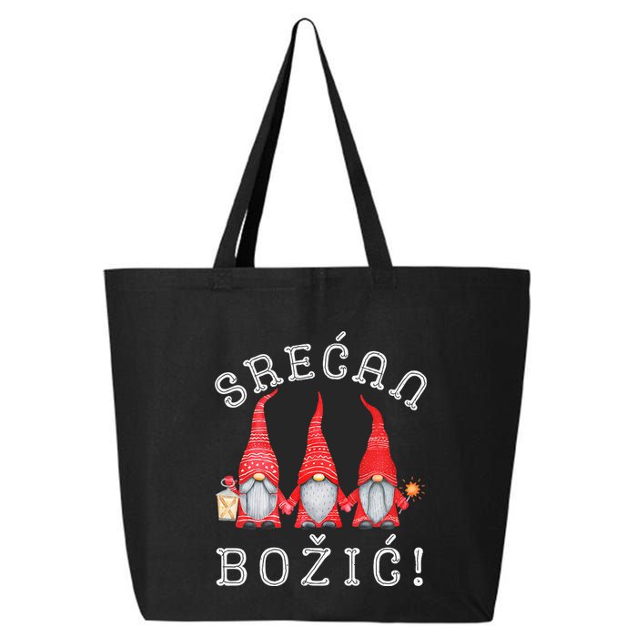 Srecan Bozic Serbian Merry Christmas Srecan Bozic 25L Jumbo Tote