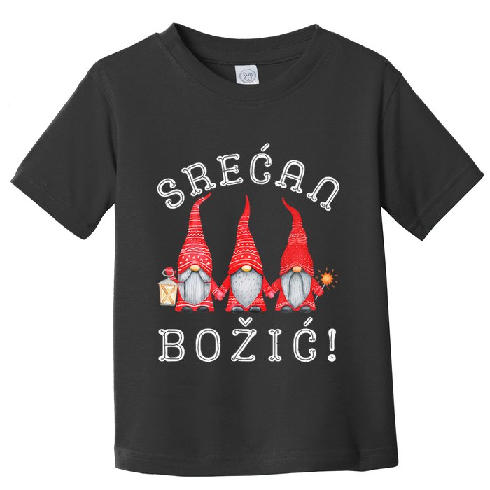 Srecan Bozic Serbian Merry Christmas Srecan Bozic Toddler T-Shirt