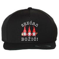 Srecan Bozic Serbian Merry Christmas Srecan Bozic Wool Snapback Cap