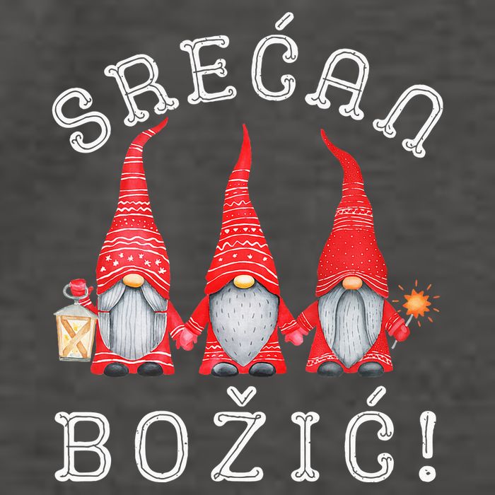 Srecan Bozic Serbian Merry Christmas Srecan Bozic Vector Backpack